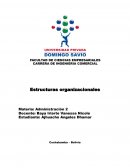 Estructuras organizacionales