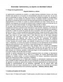 Diversidad Gatronomica y su Aporte a la Identidad Cultural