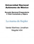 Resumen de capítulos de libro " la mamá de Kepler"