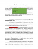 Enseñanza remota de Emergencia