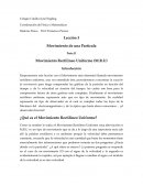 Movimiento Rectilíneo Uniforme (M.R.U)