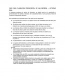 CASO PARA PLANEACION PRESUPUESTAL DE UNA EMPRESA. – ACTIVIDAD FINAL