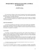 PESQUERÍAS ARTESANALES DEL LITORAL ALMERIENSE