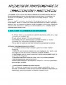 APLICACIÓN DE PROCEDIMIENTOS DE INMOVILIZACIÓN Y MOVILIZACIÓN