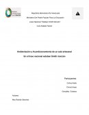 Ambientación y acondicionamiento de un aula artesanal