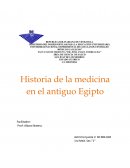 Historia de la medicina en el Antiguo Egipto