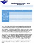 PLAN DE EVALUACIÓN DE DERECHO PENAL