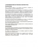 RECOMENDACIONES DE PROCESOS CONSTRUCTIVOS