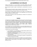 LAS BARRERAS CULTURALES