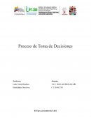 Proceso de Toma de Decisiones