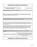 Modelo acta de constitución de un proyecto de TI