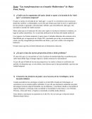 Texto: “Las transformaciones en el mundo Mediterráneo” de Maier Franz Georg