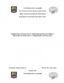 HÁBITO DE LECTURA EN EL APRENDIZAJE DE LOS NIÑOS Y NIÑAS DEL II NIVEL DE LA UNIDAD EDUCATIVA KAVAC