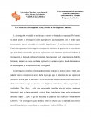 El Proceso de la Investigación, Tipos y Niveles de Investigación Científica