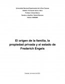 El origen de la familia, la propiedad privada y el estado de Frederich Engels