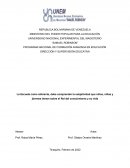 La Escuela como referente, debe comprender la subjetividad que niños, niñas y jóvenes tienen sobre el Rol del conocimiento y su vida