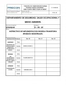 Implementacion de bodega de residuos peligrosos