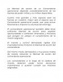 La libertad de acción de un Comandante operacional depende considerablemente de las fuentes de poder militar y no militar disponibles