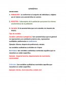 ESTADÍSTICA DEFINICIONES: