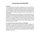 La Gran Guerra de 1918-1919