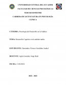 Desarrollo Cognitivo en la adultez tardía