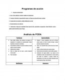 Programas de acción