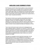 Análisis caso Domino's Pizza