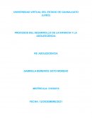 Procesos del desarrollo de la infancia y la adolescencia