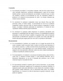 Producto final.Conclucion y Recomendación