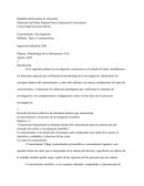 Conocimiento e Investigación Métodos, Tipos y Características