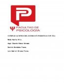 Complicaciones del estres en personas con tea