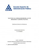 ELECTIVA II -EL CONCEJO MUNICIPAL, LEY DE BANCADAS Y CONTROL POLÍTICO