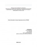 “Informe Descriptivo Contexto Organizacional de la UPTAEB”