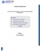 Finanzas corporativas , tipos de tasas de interés que utiliza el sistema financiero internacional