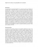 Impacto de los enlaces en las propiedades de los materiales