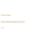 Sistema Duplo prima periódica para nuevos clientes