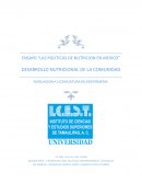 Las politicas de nutricion en México