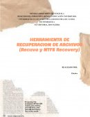 HERRAMIENTA DE RECUPERACION DE ARCHIVOS (Recuva y NTFS Recovery