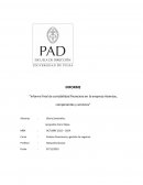 Informe final de contabilidad financiera en la empresa Asientos, componentes y servicios