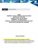 Modelos de innovación educativa