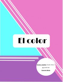 La teoría del color. Página 1