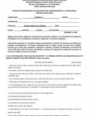 Evaluación de español