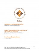 Diseño organizacional y su impacto en la eficacia de las empresas