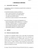 Síntesis de compuestos modelo