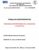 Problemas contemporáneos de la pedagogía y la didáctica