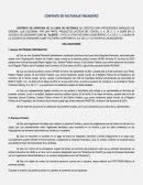 Contrato de factoraje financiero