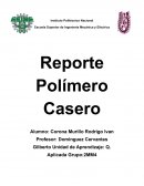Reporte de un polimero casero