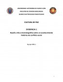 Reseña critica cinematográfica sobre un acontecimiento histórico de conflicto social