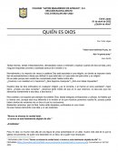 TD ¿Quién es dios?