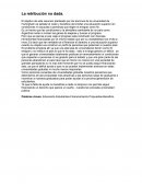 La retribución no dada